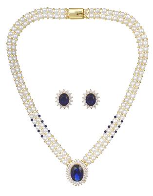 White pearl necklace-sets 2