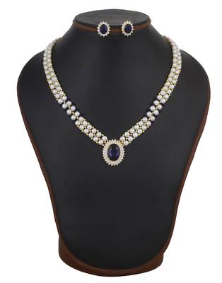 White pearl necklace-sets 3