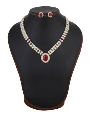 White pearl necklace-sets 2