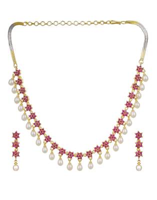 White pearl necklace-sets 1