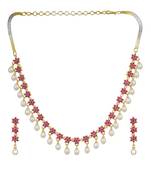 White pearl necklace-sets