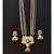 Mesmerising Lotus Necklace in Green Enamel and Soft Pearls