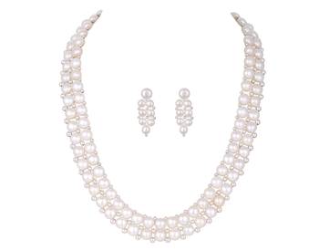 White pearl necklace-sets 1