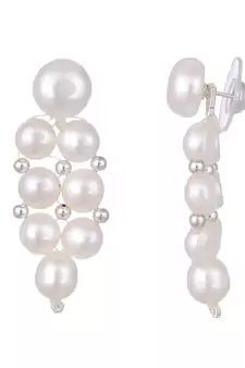 White pearl necklace-sets