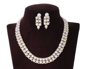 White pearl necklace-sets 2