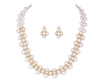 White pearl necklace-sets 1