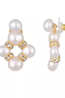 White pearl necklace-sets