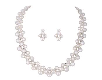 White pearl necklace-sets 1
