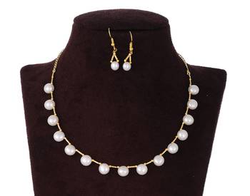 White pearl necklace-sets 2