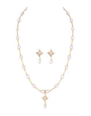 White pearl necklace-sets 1