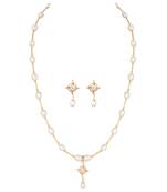 White pearl necklace-sets