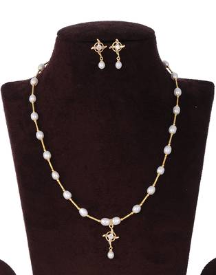 White pearl necklace-sets 2
