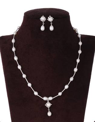 White pearl necklace-sets 2