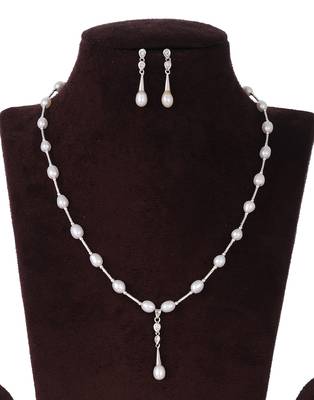 White pearl necklace-sets 2
