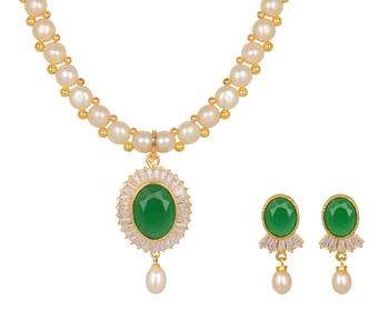 White pearl necklace-sets 2