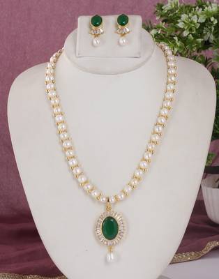 White pearl necklace-sets 1