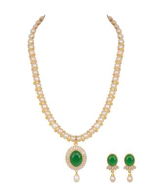 White pearl necklace-sets 4