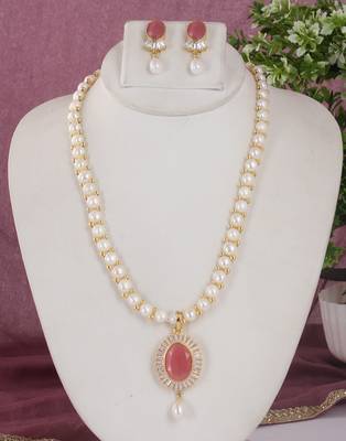 White pearl necklace-sets 1