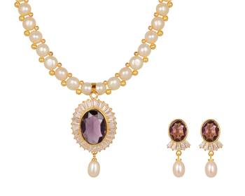 White pearl necklace-sets 2