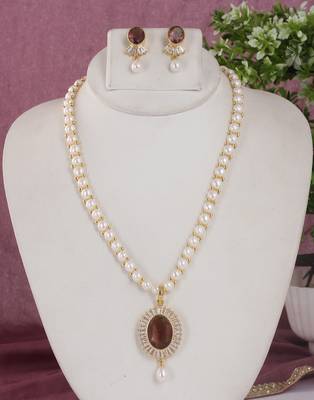 White pearl necklace-sets 1