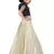 Kids Cotton Silk Blue Blouse And White Lehenga Choli 