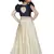 Kids Cotton Silk Blue Blouse And White Lehenga Choli 