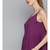 Purple Front Open Strappy Dress