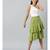 Mint Green Layered Midi Skirt
