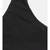 Black One Shoulder Crop Top