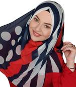 Justkartit Islamic Wear Georgette Printed Hijab Scarf Dupatta