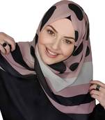 Justkartit Casual Wear Georgette Fabric Printed Hijab Scarf