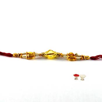 Multi Beads Stud-Handmade  Beads Rakhi 1