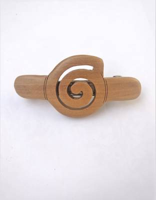 Jain Exports Multicolor Wooden hair-clip 1