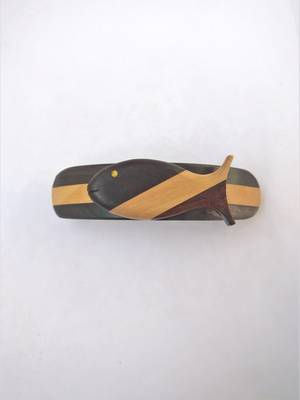 Jain Exports Multicolor Wooden hair-clip 1