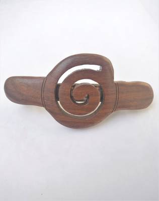 Jain Exports Multicolor Wooden hair-clip 1