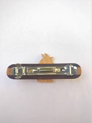 Jain Exports Multicolor Wooden hair-clip 2