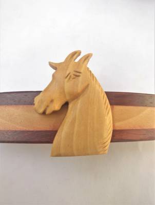 Jain Exports Multicolor Wooden hair-clip 3