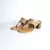Nude Copper Trapeez Heel Kolapuri