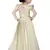 Kids Cotton Silk White Lehenga Choli Set 