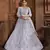Grey embroidered net Semi Stitched bridal lehenga