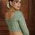 Light-green embroidered net semi stitched lehenga
