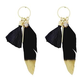 Black earrings 2