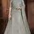 Grey embroidered net Semi Stitched bridal lehenga