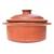 India Premium Range Unglazed Clay Handi/Earthen Pot for Cooking & Serving 3Liter (Red)