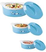 Milton Marvel Inner Steel Jr. Casserole Gift Set of 3, (Color may Vary)
