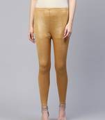 Pinksky Gold plain cotton leggings