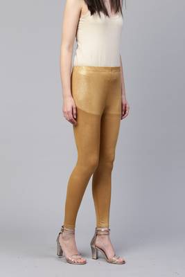 Pinksky Gold plain cotton leggings 4