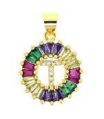 Multicolor crystal pendants