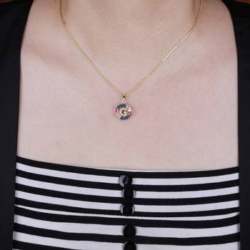 Multicolor crystal pendants 3