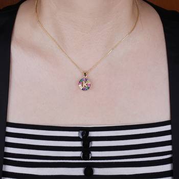 Multicolor crystal pendants 3